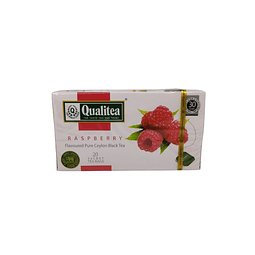 Té frambuesa, caja 20 bolsas. Qualitea