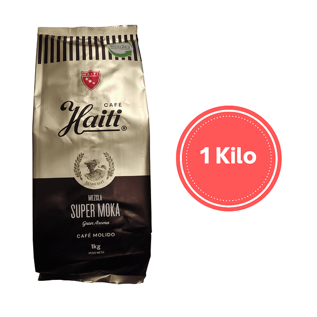 Café Haiti Molido Super Moka 1 Kg