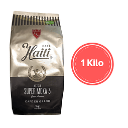 Café En Grano Haití 1 Kg, Super Moka 3, Gran Aroma