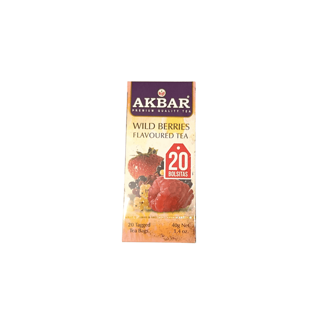 Té Akbar wild Berries ( 20 saquitos)