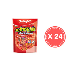 Jugo Colación Refreskids Sabor Manzana 24 Unidades 180 Ml