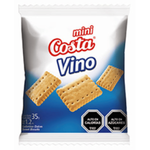 Galletas Colación Mini Vino Costa 35 G X 30 Unidades