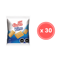 Galletas Colación Mini Vino Costa 35 G X 30 Unidades
