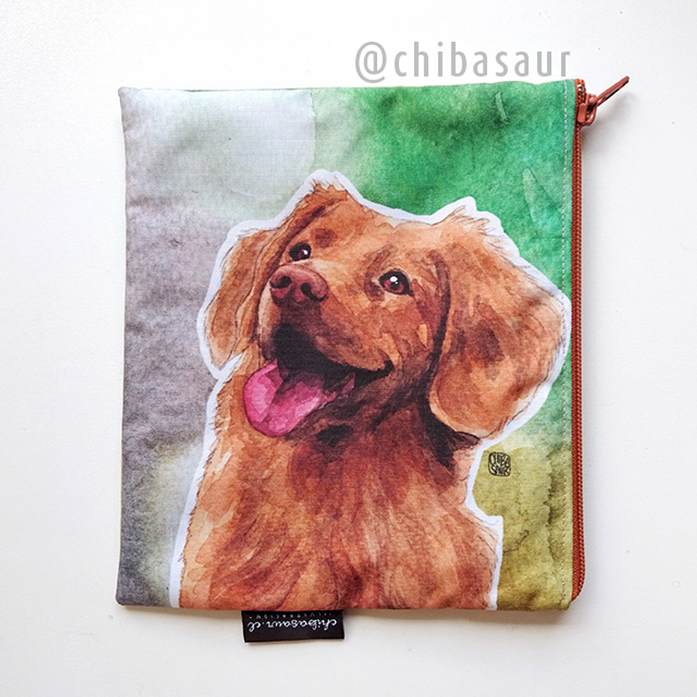 Estuche plano Retriever Nueva Escocia