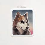 Sticker Husky