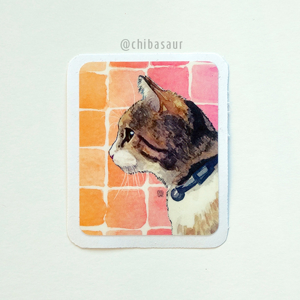 Sticker Gato Calico