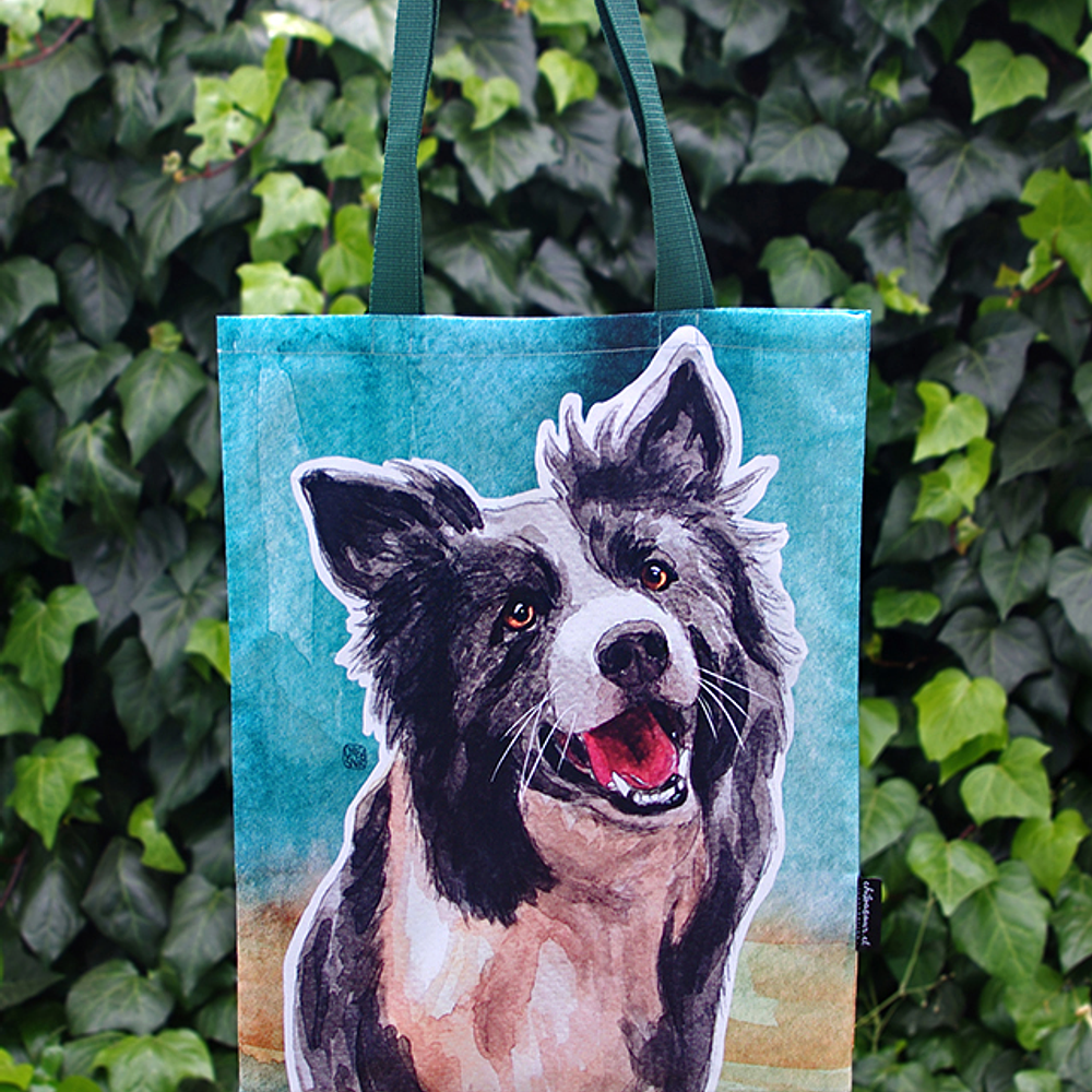 Tote bag Border Collie