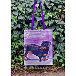 Tote bag Salchicha Negro