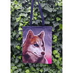 Tote bag Husky