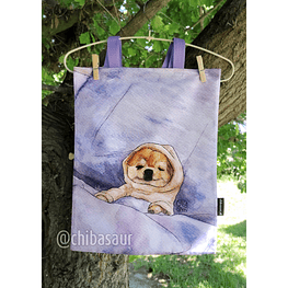 Tote bag Meme Perrito con Sueño