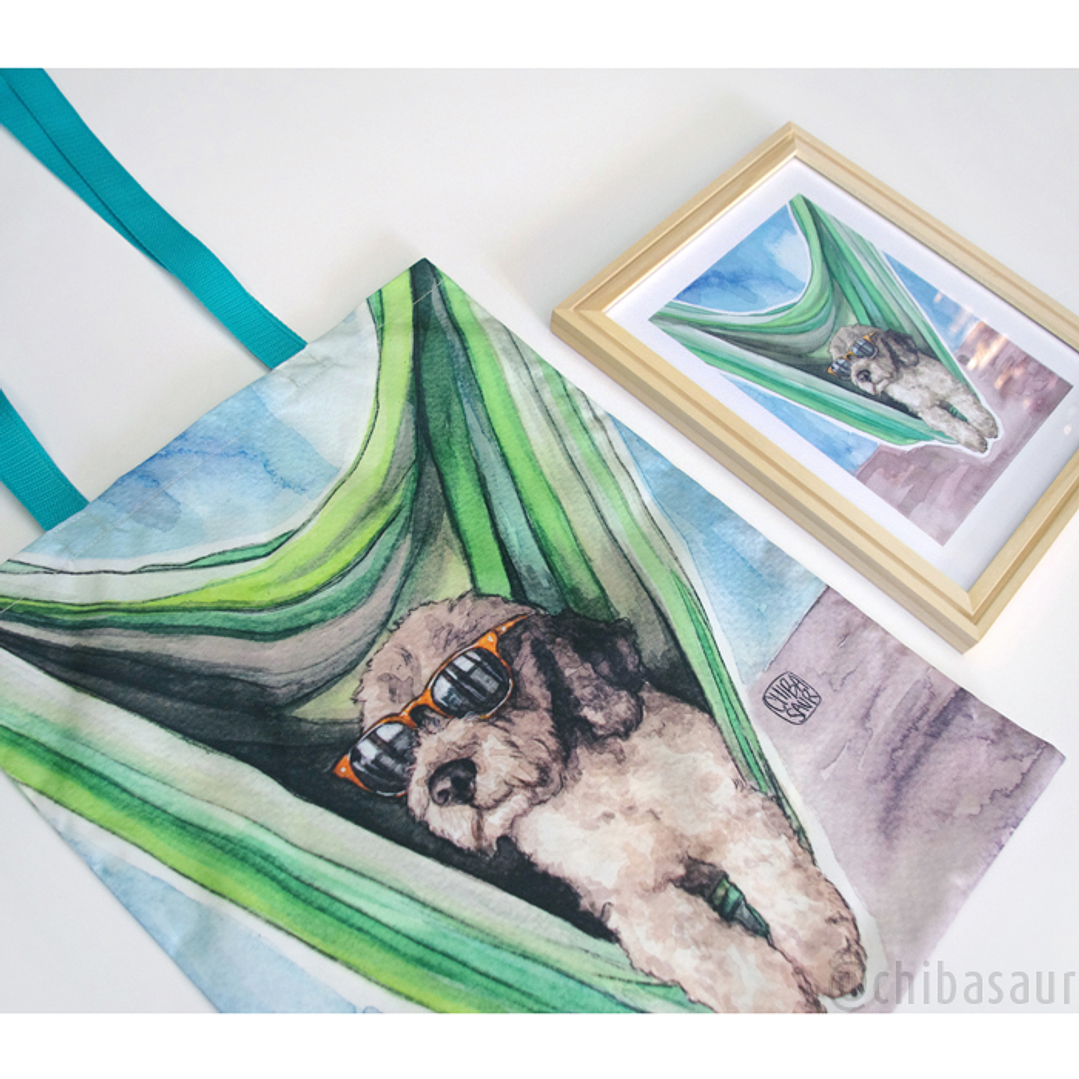 Tote bag personalizado de tu Mascota + ilustración 1