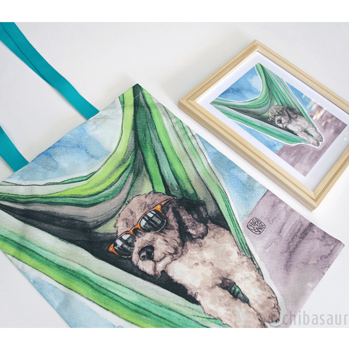 Tote bag personalizado de tu Mascota + ilustración 1