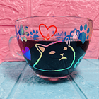 Taza Vinilo Gato Gritando 3