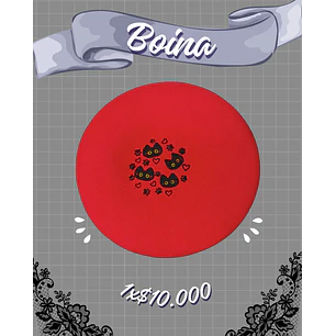 Boina Roja Gatos Negros