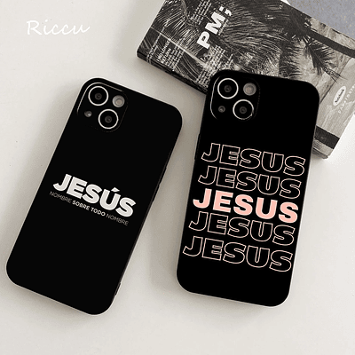 FOR IPhone 14 Verse of The Christian Bible Jesus Soft Case for Iphone 15 14 11 12Pro 8 7 Plus X 13Pro MAX SE2020 XR XS Covers