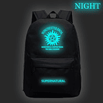 Supernatural Luminous Backpack For Women Teens Book Bag Travel Rucksack Zipper Knapsack Boys Girls Schoolbags Men Laptop Bagpack