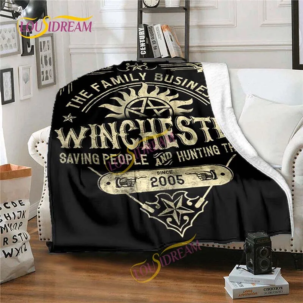 Supernatural Flannel Blanket Bed Cover Blanket