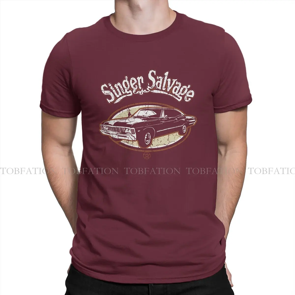 Supernatural TShirt Singer Salvage T Shirt 100% Cotton