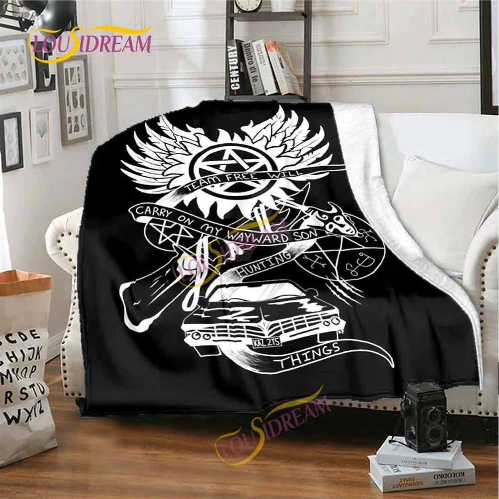 Supernatural Flannel Blanket Bed Cover Blanket