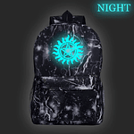 Supernatural Luminous Backpack For Women Teens Book Bag Travel Rucksack Zipper Knapsack Boys Girls Schoolbags Men Laptop Bagpack