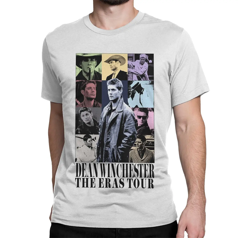 Dean Winchester Supernatural T Shirt Cotton T-Shirts Short Sleeve Clothing