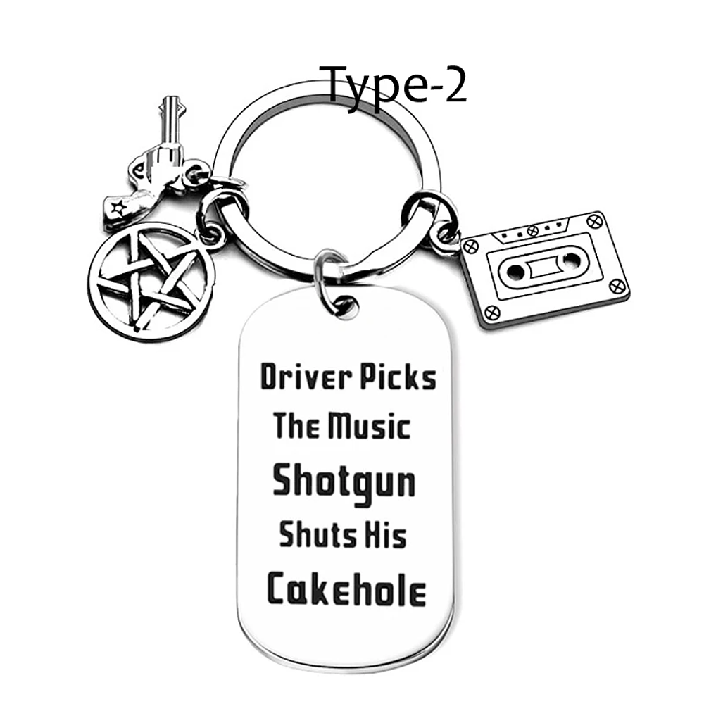 Funny Keychain Supernatural Tv Show Fan favoritesKeyring