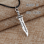 Supernatural Necklace Dean Sword Dagger Knife Pendant Necklace