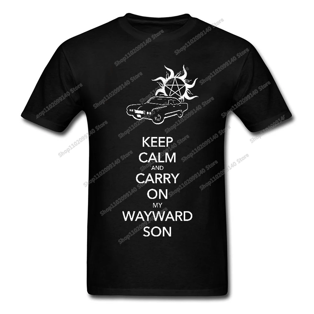 Supernatural TV Series T Shirt Carry On My Wayward Son TShirt XS-4XL 