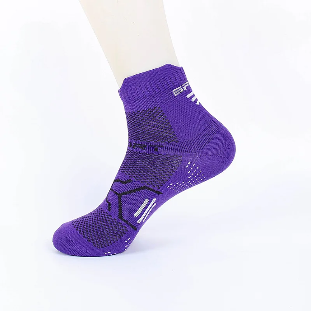 Athletic Sport Ankle Boat Socks Woman Breathable Bright Color No Show Sock