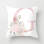 26 Letters pillowcase Cushion Cover Pink Letter Home Decorative Pillowcase