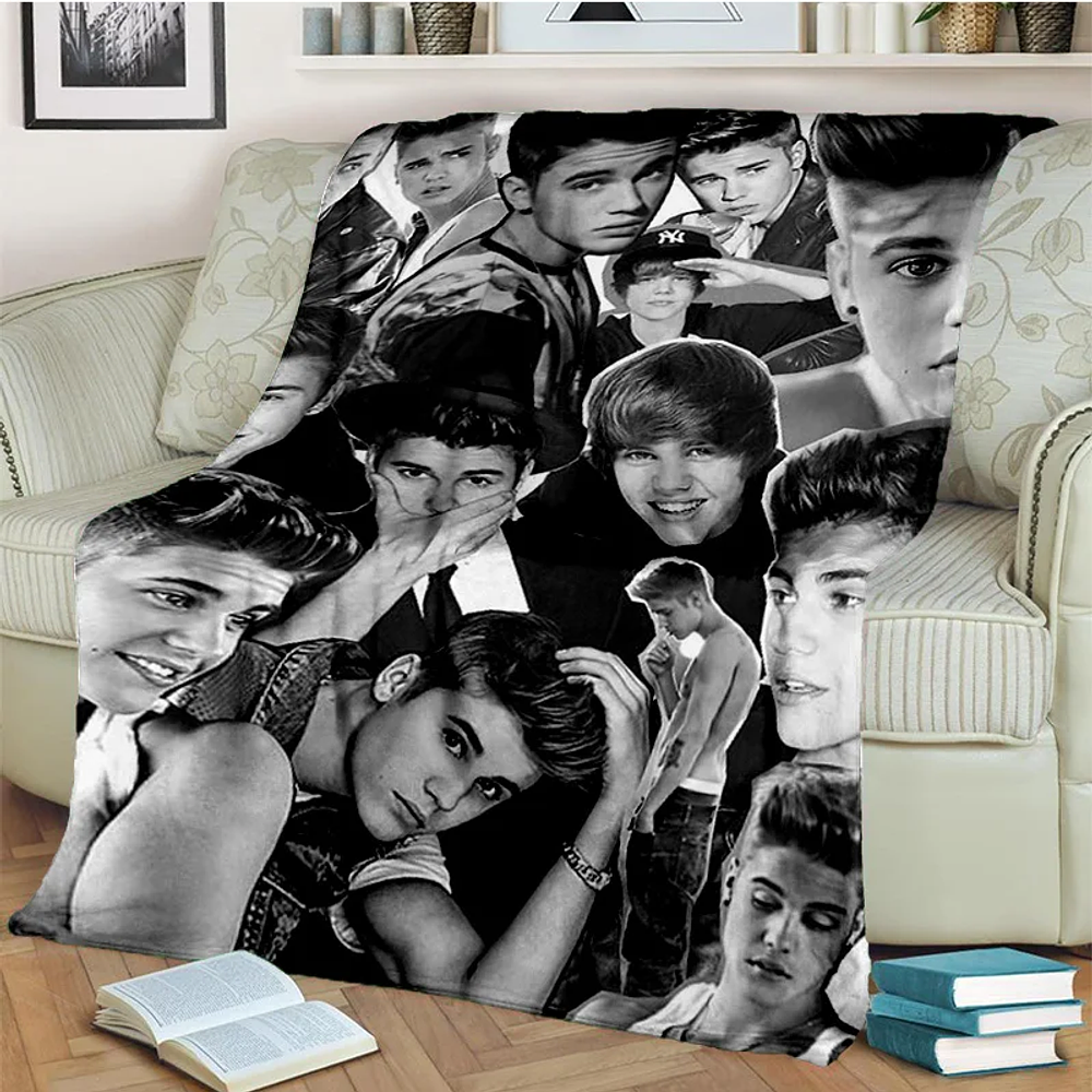 Justin Bieber Popular Singe Blanket, Soft Throw Blanket 