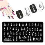 Disney Stitch Nail Art Stamping Plates for Nails