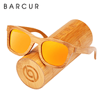 Retro Square Sun Glasses Polarized Sunglasses Natural Bamboo Handmade Wood Sunglasses Beach Wooden UV400