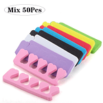 10/20/50Pcs Toe Separator Spacer Pedicure Divider Soft Sponge Manicure Nails