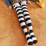 Cute Stockings Coral Fleece Knee High Winter Sock Thigh High Socks