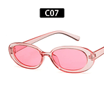 Retro Sunglasses for Women Small Oval Frame Sun Glasses Fashion Shades Polarized Eyewear UV400 Protection