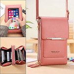 Fashion Handbag Soft Leather Women's Bag Small Wallet Touchscreen Cellphone Purse Crossbody Shoulder Bag