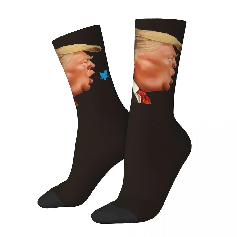 Donald Trump Cartoon Printed Socks