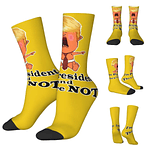 Donald Trump Cartoon Printed Socks