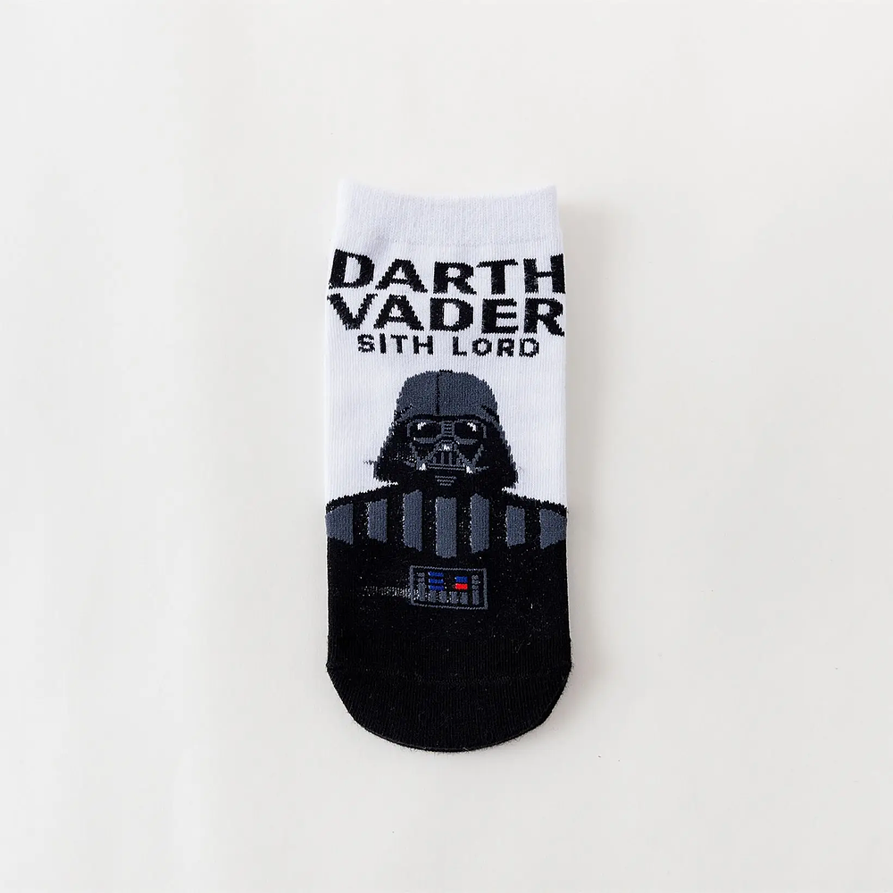 1 pair Movie Socks Master Yoda R2-D2 Cosplay Socks Wookiee Jedi Knight Novelty Women's Socks