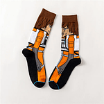 1 pair Movie Socks Master Yoda R2-D2 Cosplay Socks Wookiee Jedi Knight Novelty Women's Socks