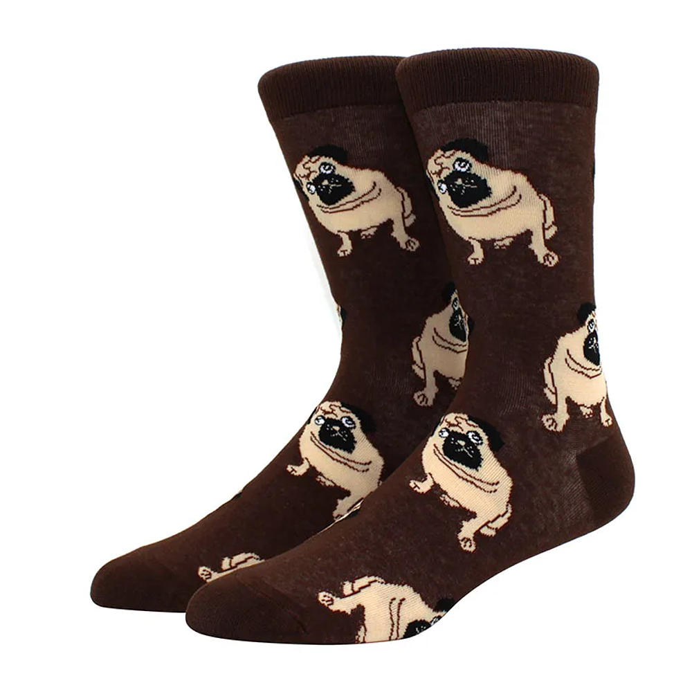 Fun Socks printed Art cute spring animal socks panda cow sheep bulldog cotton fashion colorful socks