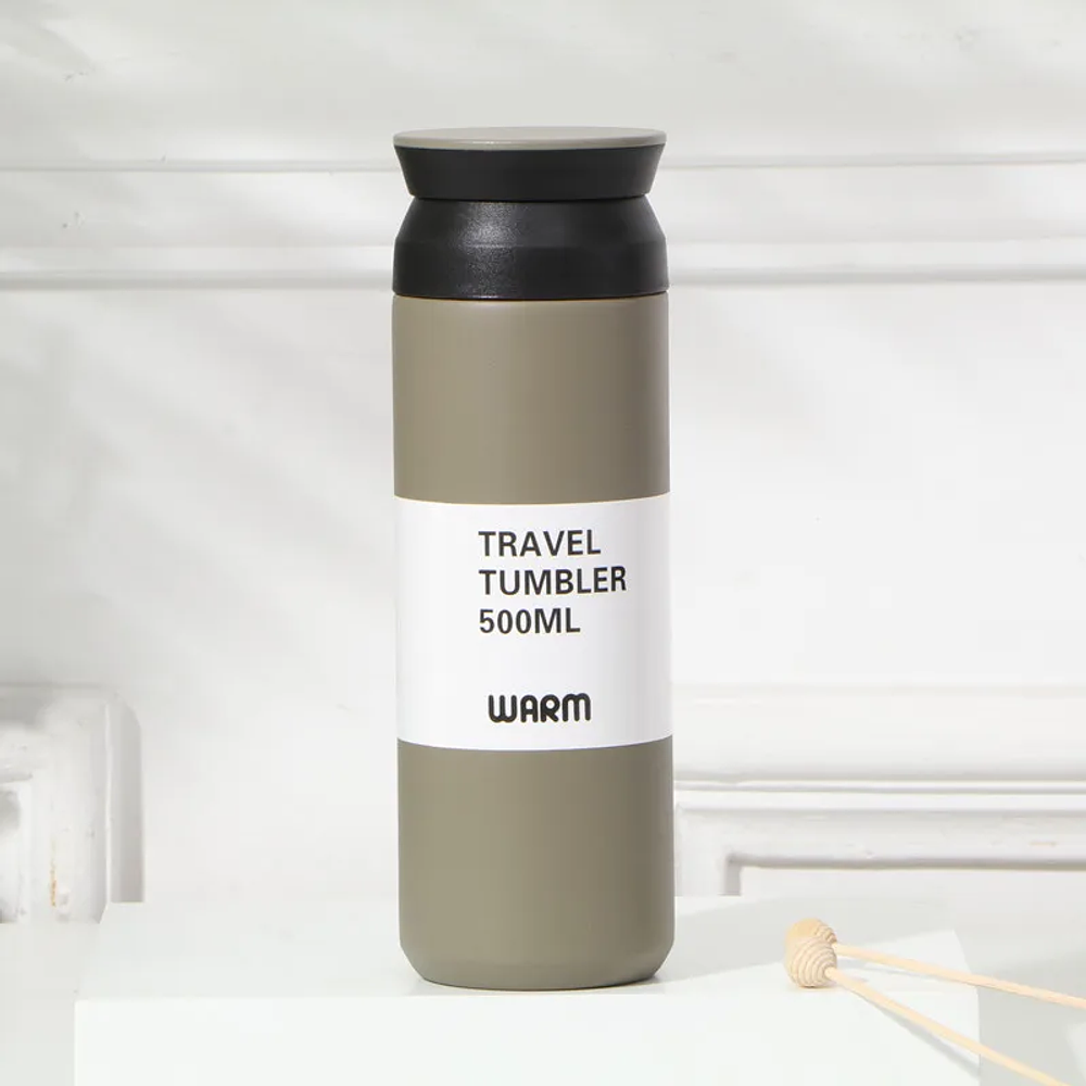 Travel Tumbler Thermos Mug Stainless Steel Double Wall Tea Coffee