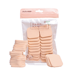 20pcs/pack Wet And Dry Use Makeup Sponge Powder Puff Foundation Cosmetic Facial Sponges Soft Powder Puff