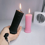 Low Temperature Candle, Drop Wax, Anti-Burning Candle, 48 ° Drop candles. Cylindrical Low Temperature Candles