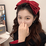 1PC Elegant Bow Hairband Korean Retro Headband Vintage Woman Headwear