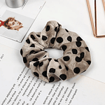 Leopard Printed Hair Tie Striped Lady Scrunchies Ponytail Hair Female Holder Rope Bands For Women Ladies Hair Accessories