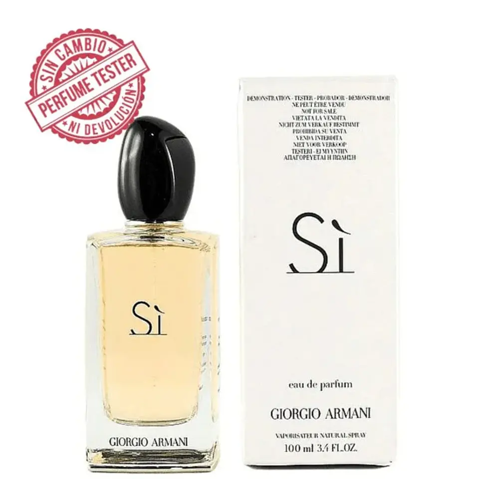 Giorgio Armani Si Eau de Parfum 100ml Mujer- Tester 1