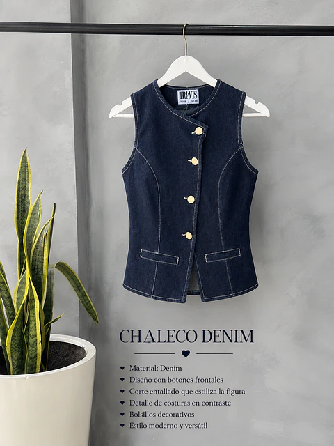 Chaleco Denim 