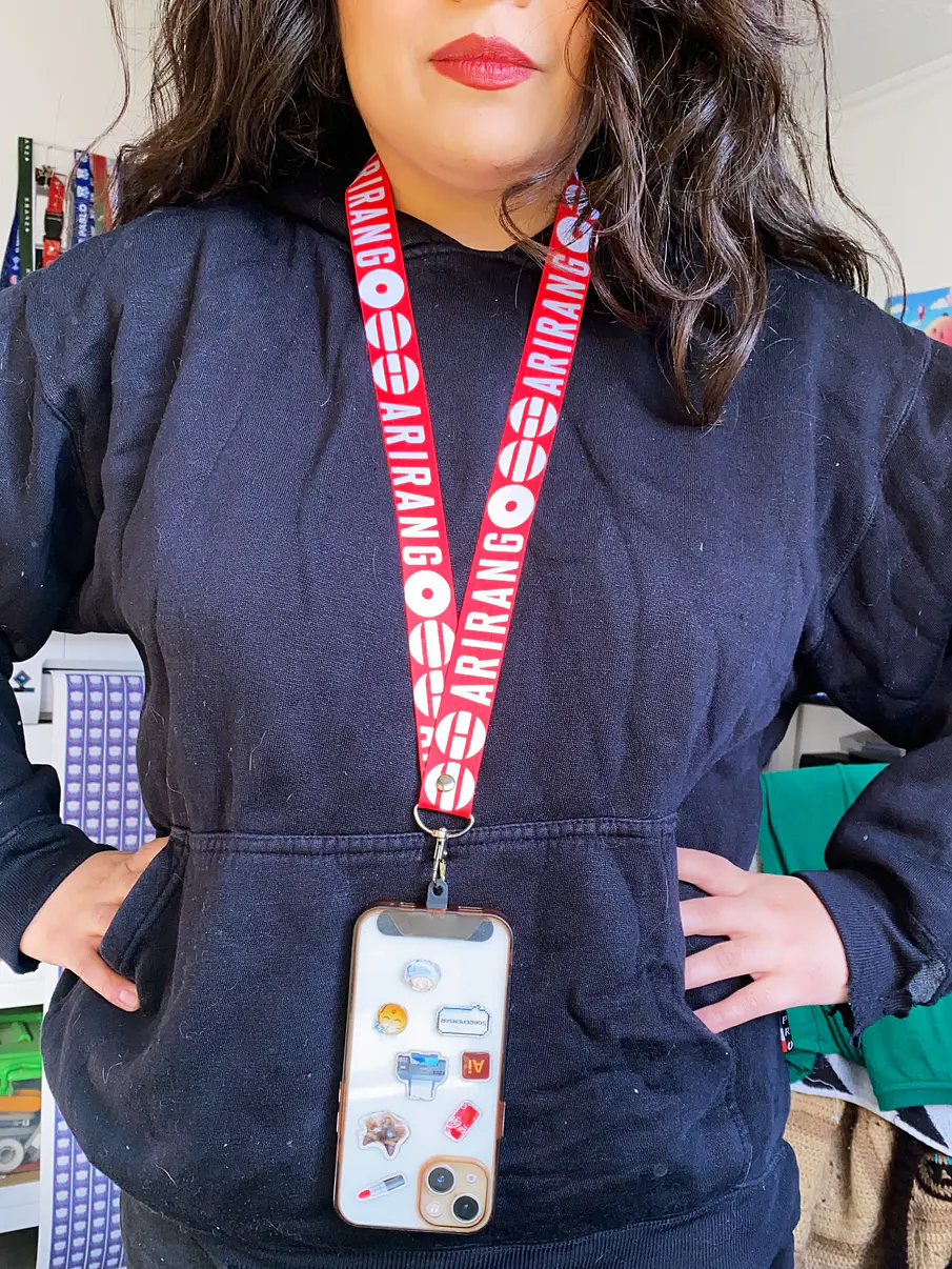 Porta celular para lanyard 3